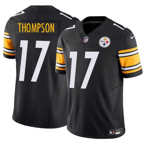 Men & Women & Youth Pittsburgh Steelers #17 Skylar Thompson Black 2025 F.U.S.E. Vapor Untouchable Limited Stitched Jersey